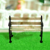 3 PCS Doll House Miniature Garden Furniture Wooden Bench Child Role Playing Toy
