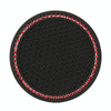 Car Universal Diamond Honeycomb Water Coaster Car Anti-Slip Mat(Black Red Diamond)