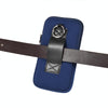 For 7.2 inch Universal Elastic Material Zipper Waist Bag(Blue)
