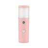 L20 Facial Hydration Instrument Air Humidifier USB Beauty Cold Spray Instrument Auto Alcohol Disinfection Sprayer(Pink)