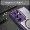 For Samsung Galaxy S24 Ultra 5G Carbon Fiber Texture MagSafe Translucent Phone Case(Purple)