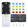 6-Way LED Indicator Fuse Box Socket For RV And Yacht, Set: Configuration 1