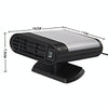 Car Heater Hot Cool Fan Windscreen Window Demister Defroster DC 12V, Purification Version (Grey)