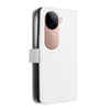 For vivo V40e 5G / iQOO Z9S 5G Diamond Texture Leather Phone Case(White)