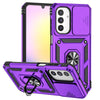 For Samsung Galaxy A26 5G Sliding Camshield Holder Phone Case(Purple)