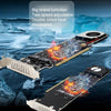 PCI-E X16 to M.2 M-key NVME X4 SSD RAID Array Expansion Adapter Support 2242/2260/2280/22110(PH44Plus)