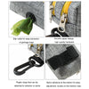 Oxford Cloth Dog Poop Bag Dispenser (Grey/Yellow Zippers)