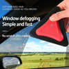 Car Glass Defogging Silicone Cleaning Scraper(Black)