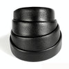 Men Casual Cow Leather Belt Waistband, Length: 125cm(Black)