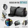 For Samsung Galaxy A36 CaseMe C36 Card Slots Zipper Wallet RFID Anti-theft Leather Phone Case(Black)