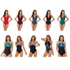 DS40 Ladies Slim and Conservative Halter Neck Swimsuit, Size: M(Dark Blue)