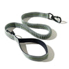 Reflective Bungee Dog Lead | Green | Stretchy Nylon | Strong & Durable