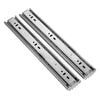 14 inches 3-section Mute Stainless Steel Sliding Drawer Slides Ball Slide Rail Length: 35cm