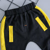 Spring and Autumn Boys Clothing Letters Pattern Round Neck Long Sleeve T-Shirt + Trousers Sports Set, Size:80cm(Green)