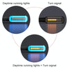 2 PCS D12V Motorcycle LED Waterproof Dynamic Blinker Side Lights Flowing Water Turn Signal Light with Handle (Red Light)