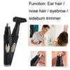 BD-9300 Multifunctional Electric Nose Hair Device Set(Black)