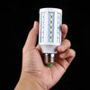 15W PC Case Corn Light Bulb, E27 1280LM 60 LED SMD 5730, AC 85-265V(Warm White)