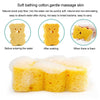 Baby Bathing Wood Pulp Sponge Cute Cartoon Soft Bath Sponge Bath Scrubber, Model: Duck