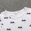 Spring and Autumn Girls Cartoon Mouse Pattern Long Sleeve Dress, Kid Size:110cm(Grey)