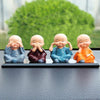 In Car Cute Four Little Monks Ornaments Car Interior Decorations Specification Crystal Base Not Swing