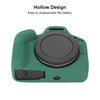 For Canon EOS R100 Litchi Texture Soft Silicone Protective Case(Green)