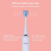 VGR V-805 IPX7 USB Magnetic Suspension Sonic Shock Toothbrush with Memory Function(Pink)