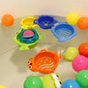 6 in 1 Baby Bath Toys Folding Music Cup Water Spray Beach Toys(Color Random Delivery)
