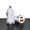 JOYROOM C-A08 30W Mini PD+QC3.0 Dual-port Smart Car Charger (White)