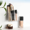 3-Compartment Clear Plastic Organizers Wall-Mounted Cosmetic Storage Box