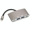 1040KEY 8 Pin to USB + Type-C / USB-C + OTG Multi-function Converter Adapter