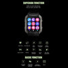 C20 1.71 inch TFT HD Screen Smart Watch, Support Heart Rate Monitoring/Blood Oxygen Monitoring(Black)