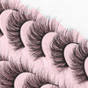 10pairs /Box Russian Strip Lashes 7D Imitation Mink Volume Fluffy Natural False Eyelashes 7D-21