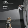 Retractable Dog Lead 3m LED Light USB Rechargeable White - Small/Medium