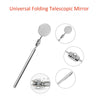 Car Repair Detection Mirror Universal Folding Telescopic Mirror Welding Chassis Inspection Mirror, Model: Pink Handle 50mm