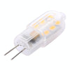G4 2W 180LM Transparent Cover Corn Light Bulb, 12 LED SMD 2835, AC 220-240V(Warm White)
