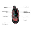 LED Display USB Charging Wireless Handheld Small Mini Walkie Talkie(Green)