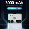 AMPOWN XU10 Handheld Game Console 3.5-Inch IPS Screen Linux System Portable Video Arcade 128G(White)