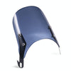 XRL-456120 Motorcycle 5-7 inch Headlight Retro Windshield(Grey Blue)