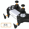 For PS5 Game Controller Joystick Cap Silicone Protective Cover Kit Dustproof Case(Black Polka Dots)