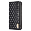 For Samsung Galaxy A56 5G Diamond Lattice Magnetic Leather Flip Phone Case(Black)