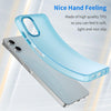 For Samsung Galaxy A06 4G Frosted Translucent TPU Hybrid PC Full Coverage Phone Case(Blue)