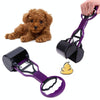 Long Handle Poop Scoop for Dogs & Cats - Blue