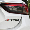 Car TRD Pattern Metal Personalized Decorative Stickers, Size: 14.8x2.8x0.3cm (Black)