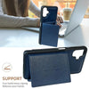 For Samsung Galaxy A06 4G / 5G Solid Color Metal Buckle Card Slots Bag Phone Case(Blue)