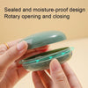 JM062 Convenient Medicine Packaging Box Mini Moisture-proof Sealed Pill Box(Milk White)