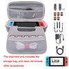 CHKJOK Game Console Bracket Function EVA Protective Sleeve For Switch Oled(Gray)