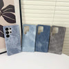For Samsung Galaxy S25 Ultra 5G Denim MagSafe Magnetic PC + PU Phone Case(Dark Grey)