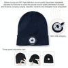 Outdoor Night Running Night Fishing LED Light Illumination Bluetooth 5.0 Knitted Hat (Black)
