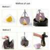 Small Blue Dog Poop Scooper with Ergonomic Handle