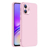 For Samsung Galaxy A05 Nano Lens Cover Liquid Silicone Phone Case(Pink)